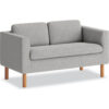 HON® Parkwyn Reception Upholstery Fabric Loveseat 53-1/2""W x 26-3/4""D x 29""H Gray