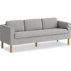 HON® Parkwyn Reception Upholstery Fabric Sofa 77""W x 26-3/4""D x 29""H Gray