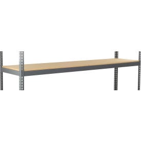 Global Industrial Heavy Duty Channel Boltless Shelving Additional Shelf 96""W x 36""D Wood Deck