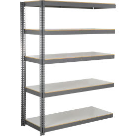 Global Industrial 5 Shelf Extra Heavy Duty Boltless Shelving Add On 60""Wx48""Dx84""H Laminate Deck