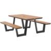 Global Industrial™ Urban 6' Plastic Picnic Table Tan
