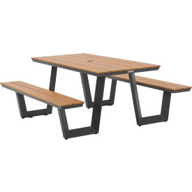 Global Industrial™ Urban 6' Plastic Picnic Table Tan