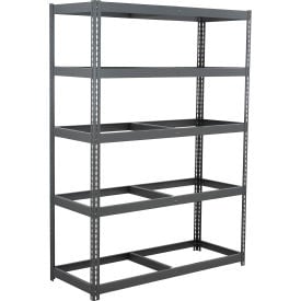 Global Industrial 5 Shelf Extra Heavy Duty Boltless Shelving Starter 60""W x 24""D x 72""H No Deck