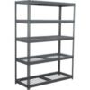 Global Industrial 5 Shelf Extra Heavy Duty Boltless Shelving Starter 60""W x 24""D x 84""H Wire Deck