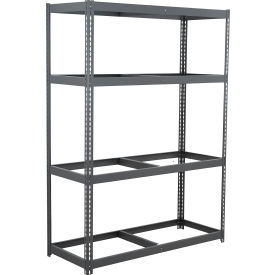 Global Industrial 4 Shelf Extra Heavy Duty Boltless Shelving Starter 60""W x 48""D x 96""H No Deck