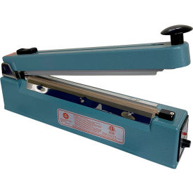 Sealer Sales KF Series 8"" Hand Impulse Sealer w/ Sliding Cutter 2.7mm Seal Width