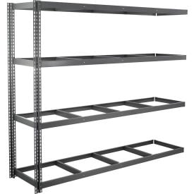 Global Industrial 4 Shelf Extra Heavy Duty Boltless Shelving Add On 96""W x 36""D x 60""H No Deck