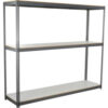 Global Industrial 3 Shelf Extra Heavy Duty Boltless Shelving Starter 96""Wx48""Dx96""H Laminate Deck