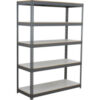 Global Industrial 5 Shelf Extra Heavy Duty Boltless Shelving Starter 72""Wx24""Dx60""H Laminate Deck