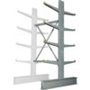 Global Industrial Double Sided Cantilever Rack Add-On 2"" Lip 48""Wx65""Dx96""H - Best Value Series