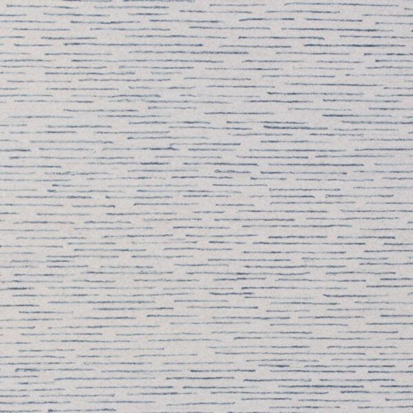 10' x 14' Ivory and Blue Wool Striped Hand Tufted Area Rug