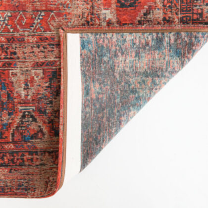 9' X 13' Red Oriental Non Skid Area Rug