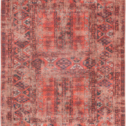 9' X 13' Red Oriental Non Skid Area Rug