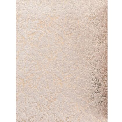 8' x 11' Beige and Gold Faux Fur Abstract Shag Non Skid Area Rug