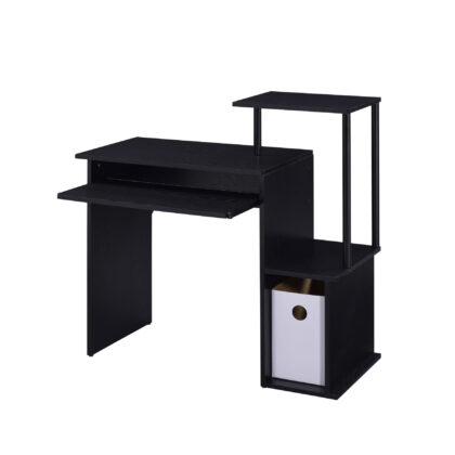 37" Black Computer Desk