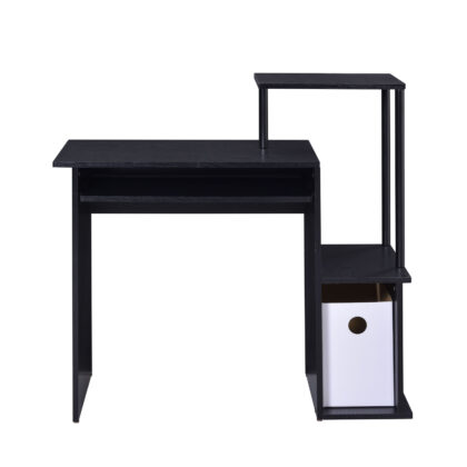 37" Black Computer Desk