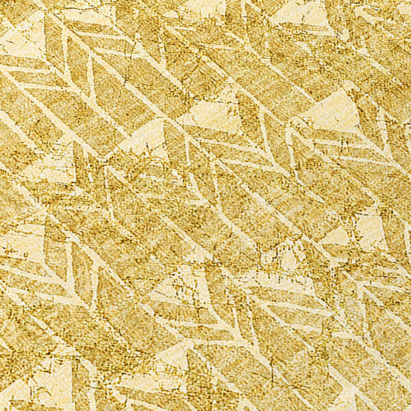 8' X 10' Gold Geometric Washable Non Skid Indoor Outdoor Area Rug