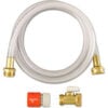Diversey™ RTD® Water Hook-Up Kit 3/8"" Dia. x 5'L Hose White/Gold