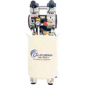California Air Tools CAT-10020DCAD 2HP Single-Stage Comp 10  Gal Vert. 125PSI 5.3CFM 1PH 110V