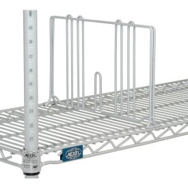 Nexel® Nexelate® Silver Epoxy Wire Divider 14""D x 8""H