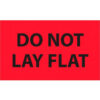 Tape Logic® Labels with ""Do Not Lay Flat"" Print 5""L x 3""W Fluorescent Red Roll of 500