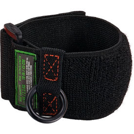 Ergodyne® Squids® 3123 Tool Wristband with D-Ring Anchor 5 lb. Cap. One Size Black