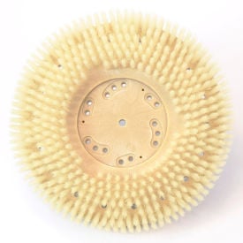 Global Industrial™ 13"" Nylon Scrub Brush for LVT Soft White