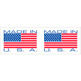 Tape Logic® Carton Sealing Tape Made In USA 2"" x 110 Yds. 2.2 Mil Red/White/Blue
