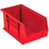 Quantum Plastic Stacking Bin QUS240 8-1/4 x 14-3/4 x 7 Red