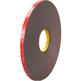 VHB 4979F Double Sided Foam Tape 1/2"" x 5 Yds. 62 Mil Black