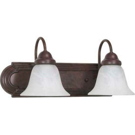 Nuvo 60/324 Ballerina-2 Light Vanity & Wall Alabaster Old Bronze 18""W X 7.625""H