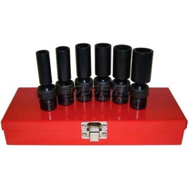 Impact Flex Socket Set 3/8"" Drive 6 Point Deep 6 Piece