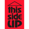 Tape Logic® Labels with ""This Side Up"" Print 3""L x 2""W Fluorescent Red Roll of 500