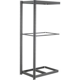 Global Industrial 3 Shelf Standard Duty Boltless Shelving Add On 48""W x 12""D x 72""H No Deck