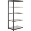 Global Industrial 5 Shelf Standard Duty Boltless Shelving Add On 48""Wx24""Dx84""H Laminate Deck