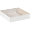 Global Industrial Deluxe Gift Box Bottoms 14""L x 14""W x 3""H White 50/Pack