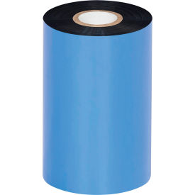 Global Industrial™ Zebra Thermal Transfer Ribbons 4-5/16""W x 1476'L Resin Blk 6 Rolls/Case