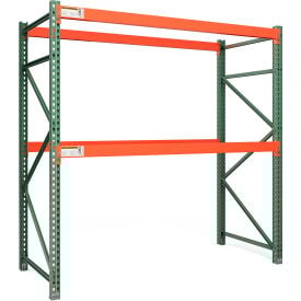 Global Industrial™ Bolted Teardrop Pallet Rack Starter 96""W x 48""D x 96""H 3230 lbs Shelf Cap