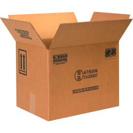 Global Industrial F-Style Haz Mat Boxes For Four 1 Gal Cans 16-3/8""Lx11-3/8""Wx12-3/8""H Kraft