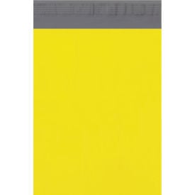 Global Industrial™ Colored Poly Mailers 10""W x 13""L 2.5 Mil Yellow 100/Pack