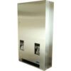 Frost Double Sanitary Napkin Tampon Vendor - Stainless 50 Cent - 608-3-0.50