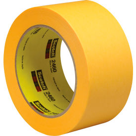Scotch® 2460 Flatback Tape 2"" x 60 Yds. 3.3 Mil Gold