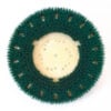 Global Industrial 13"" 22/120 Grit Scrub Brush for Concrete Green