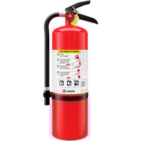 Kidde Pro Dry Chemical Commercial Fire Extinguisher Wall Mount Type A B C 10 lb. Capacity