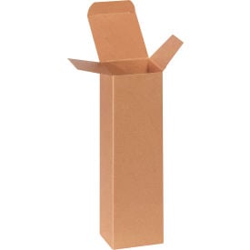 Global Industrial Reverse Tuck Folding Cartons 3""L x 3""W x 10""H Kraft 250/Pack