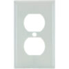 Sunlite® Duplex Receptacle Cover Plate 1-Gang White
