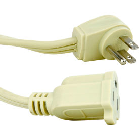 Sunlite® Medium Duty Appliance Extension Cord 14/3 Gauge 15A 125V 12'L Beige/Gray