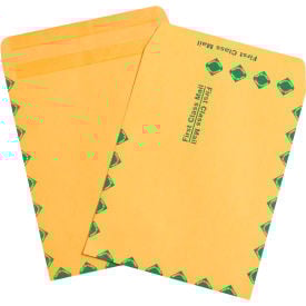 Global Industrial™ First Class Redi-Seal Envelopes 10""W x 13""L Kraft 100/Pack