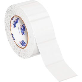 Tape Logic® Square Mailing Labels 2""L x 2""W Clear Roll of 1000