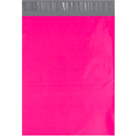 Global Industrial™ Colored Poly Mailers 12""W x 15-1/2""L 2.5 Mil Pink 100/Pack